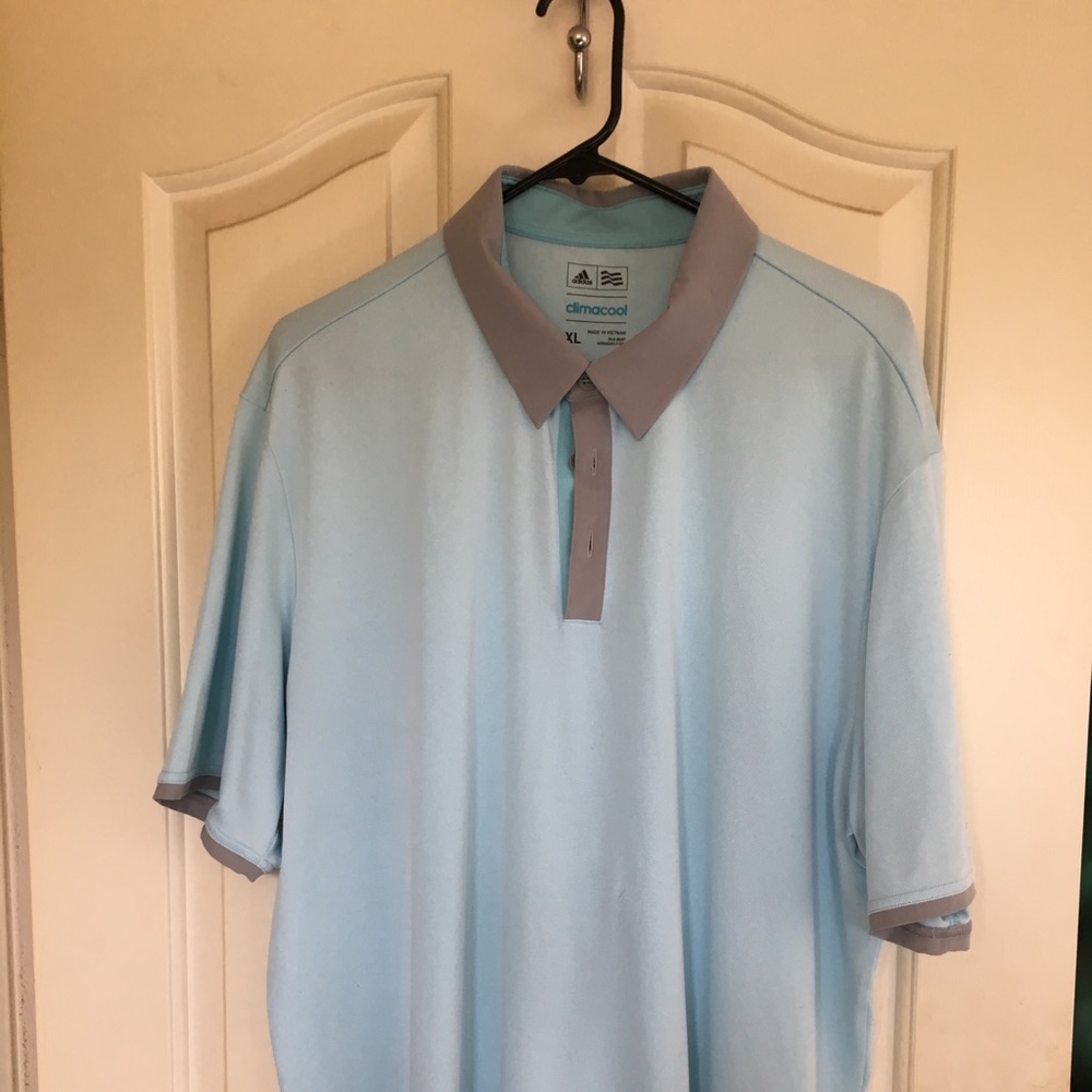 Adidas Climacool Golf Polo. XL. Blue. Excellent